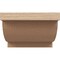 Ekena Millwork 6in. W x 4in. H x 28in. L Alpine Woodgrain TimberThane Rafter Tail, Primed Tan RFTUR06X04X28ALPRCPR - alternate 4